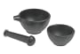 Typhoon 3-Piece Cast Iron Pestle and Mortar Set