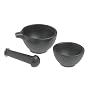 Typhoon 3-Piece Cast Iron Pestle and Mortar Set