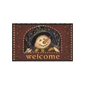  MatMates Starry Snowman Doormat