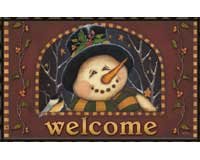 MatMates Starry Snowman Doormat