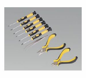 Sealey S0755 - Precision Tool Set 9pc