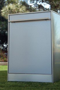 Outdoor Hidden Control Dishwasher With LED/LCD Display Towel Bar Handle Outdoor Approved Exclusive Lower Rack 10 Wash Programs 7 Spray Wash System & In Stainless Steel