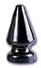 Xtra Large Humungous Butt Plug Black. This is Huge Please do not order unless you understand the size. This plug stands about 9 inches high and at its widest point is about 5 inches wide. This butt Plug is truly Humungous. The top triangle shape part of the plug is about 5 inches x 5 inches Huge. This plug is made of a soft firm rubber. Remember this Measures about 9 inches tall 5 inches wide15 inches around!