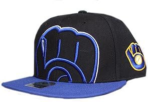 Milwaukee Brewers Two Tone Blackout Colossal MVP Hat