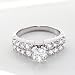 1.50 Carat Round Diamond Engagement Ring in 18ct Solid White Gold