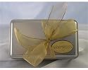 Silver Rectangular Gift Tin of The Most Fantastic Mixed Shortbread Cookies