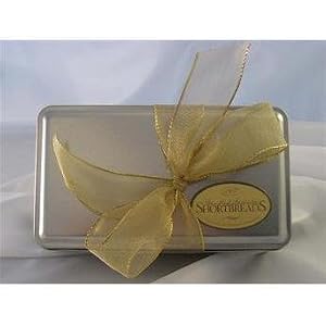 Silver Rectangular Tin of The Most Fantastic Mixed Shortbread Cookies by Wisconsinmade