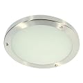 Rondo Bathroom Ceiling Fitting Polished Chrome Finish  G9 Bulb