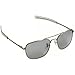 Humvee Pilot Sunglasses - Grey Polarized Lens, Olive Frame