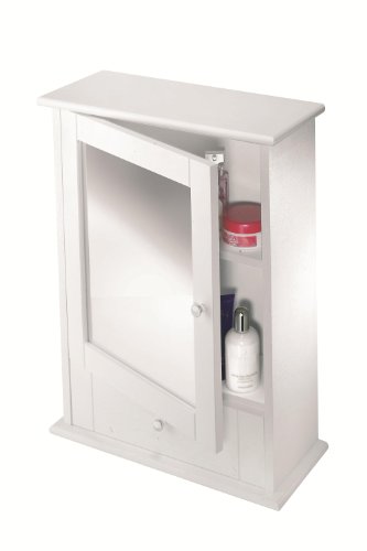 Croydex WC600122YW Maine Wood Cabinet White