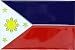 Mens Philippines FLAG Punk Rock Metal Belt Buckle