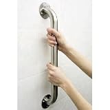 HealthCraft Grab Bar, Stainless, Smooth, No Flange 1.25 by 18 inches