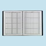 Dome(R) Payroll Book, 6 1/2 x 10, 1-15 Employees, Blue