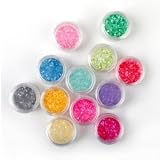 12 Colors Boxed Crushed Shell powder Nail Art Tip Decoration