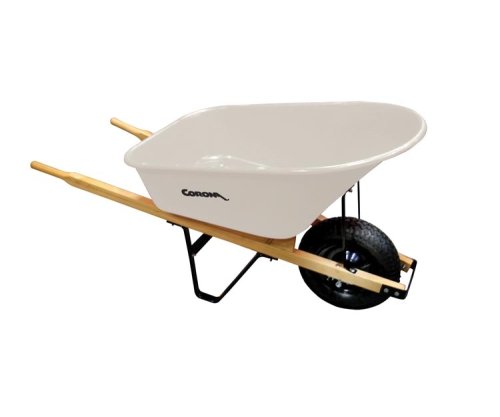 Corona Clipper 6-Cubic-Foot Poly Wheelbarrow #WB1006
