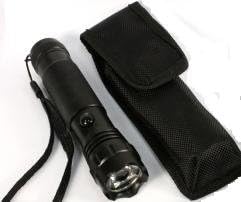 LED Flashlight Aluminum, Rechargable Ac and Dc