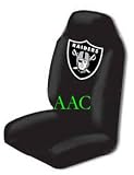 Set of 2 NFL Licensed Universal-fit Front Bucket Seat Cover - Oakland Raiders
