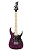 Ibanez 6 String Solid-Body Electric Guitar, Right, Metallic Purple (GRGM21MMPL)