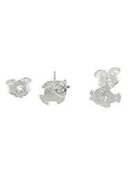 Phil Laender - Silver Fish Earrings - Sterling Silver - 0.9 Gr - 7.7mm
