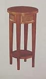 Stand Table in Oak Finish Organize It All 29108