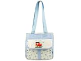 Tender Kisses Blue Train Cooler Diaper Tote Bag