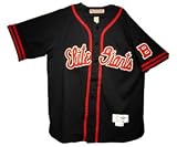 Baltimore Elite Giants Road Black Replica #28 Throwback Jersey