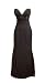 Next Eve Sexy X-Back Formal Evening Gown Dress Black