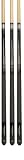 Minnesota Fats MFR6060 Hardwood Billiard 3-Pack Cue Set (Black/Blue, Red, Green Diamond)