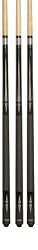 Minnesota Fats MFR6060 Hardwood Billiard 3-Pack Cue Set (Black/Blue, Red, Green Diamond)