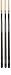 Minnesota Fats MFR6060 Hardwood Billiard 3-Pack Cue Set (Black/Blue, Red, Green Diamond)
