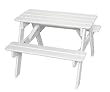 Little Colorado Child's Picnic Table- White
