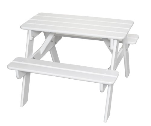Little Colorado Child's Picnic Table- White On Sale