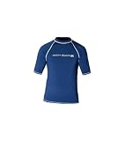  : Body Glove Basic Deluxe Junior's Short Sleeve Rash Guard (Size 4, Navy)