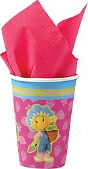 Fifi and the Flowertots cups - 8 x fifi and the flowertots printed paper party cups 8oz
