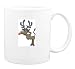 Mug with moose, mocking, animal