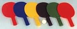 Table Tennis Paddles Pick-A-Paddle, Set of 6 (1 ea. Color)