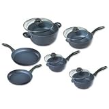 Swiss Diamond Cast-Aluminum Nonstick 10-Piece Cookware Set