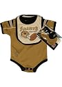 New Orleans Saints Team Color Creeper with Bib and Booties
