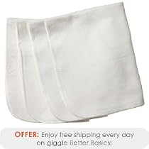 Burp Cloths - 4 pack
From Under the Nile
