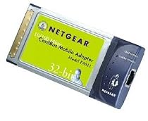 Netgear 10/100Mps CardBus Adapter FA511