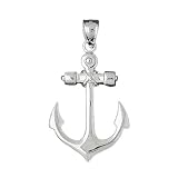 CleverSilver's Sterling Silver Pendant Anchor