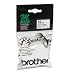 Brother International Corp. BRTM231 Nonlaminated Lettering Tape- .50in. Size- Black-White