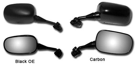 EmgoMirror Right Black for Honda VFR800 Interceptor 02-08