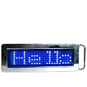 Programmable Scrolling LED Chrome Belt Buckle