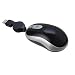 Sabrent MS-U3266 Mini High Precision USB 3-Button 3D Optical Scroll Wheel Mouse with Retractable Cable