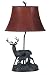 Adorable 100 Watt Mommy And Baby Deer Lamp
