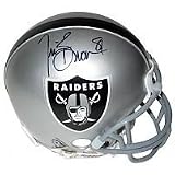 Tim Brown Autographed/Hand Signed Oakland Raiders Full Size Replica Helmet #81- Brown Hologram
