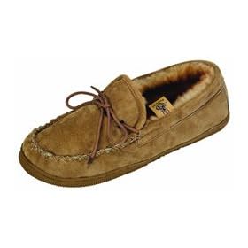 Click here to buy Old Friend Sheepskin Loafer Moc Slippers by Old Friend.