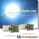 2 HID WHITE HIGH POWER LICENSE PLATE LED BULBS 194 168 158