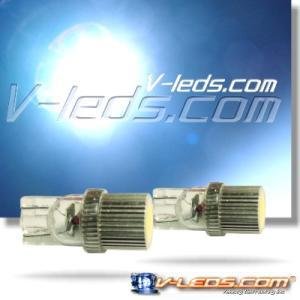 2 HID WHITE HIGH POWER LICENSE PLATE LED BULBS 194 168 158